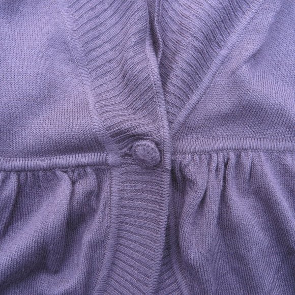 To The Max Top Cardigan Sweater Light Layer top Purple Tothemax - Picture 9 of 14